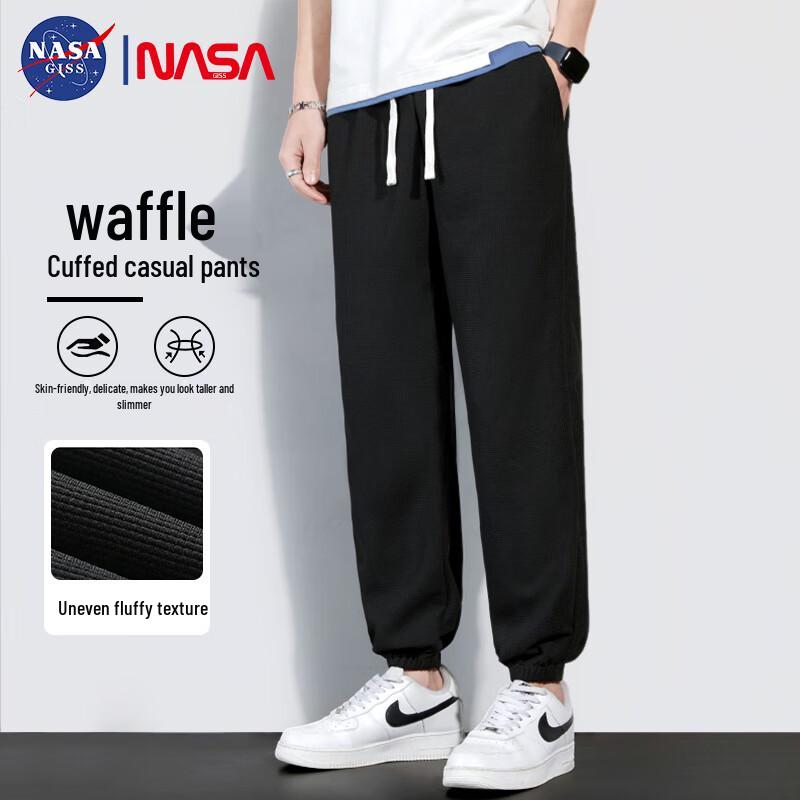 

NASA GISS Men s Loose Fit Waffle Casual Pants 4XL