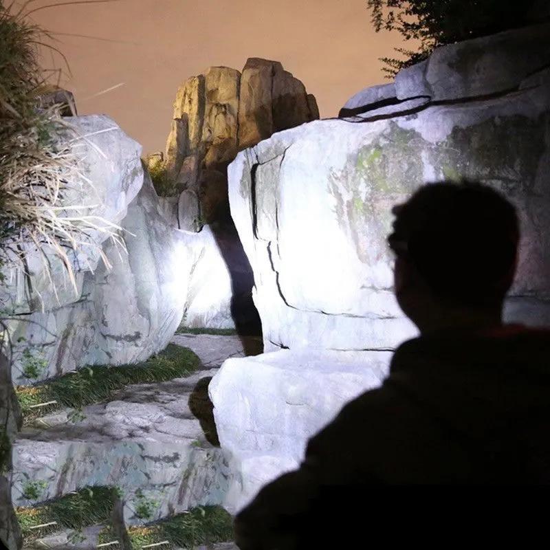 Head Lamp 5 LED Plastic Hight Bright Rechargeable 4 Modes 90 Degrees  Adjustable Head Flashlight Light with Charger