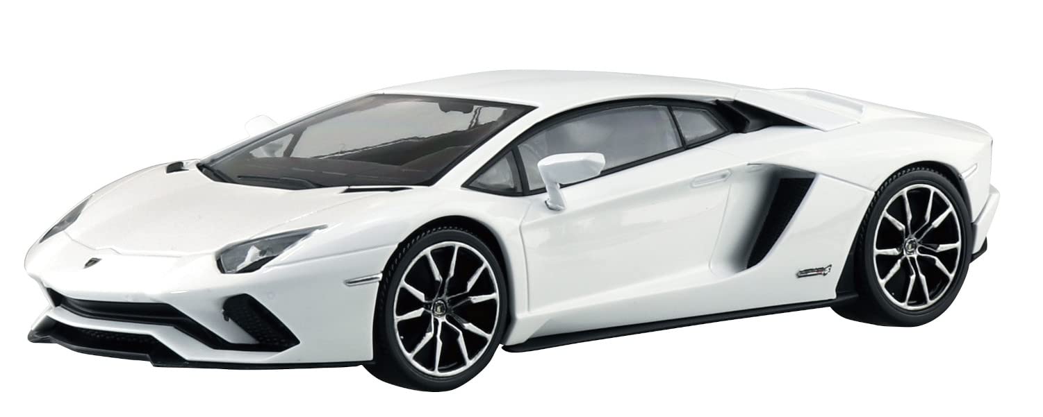 

Aoshima Bunka Kyozai The Snap Kit Series Lamborghini Aventador S Pearl White Plastic Model Kit (AOSHIMA) 1/32 Pre-Colored 12-A