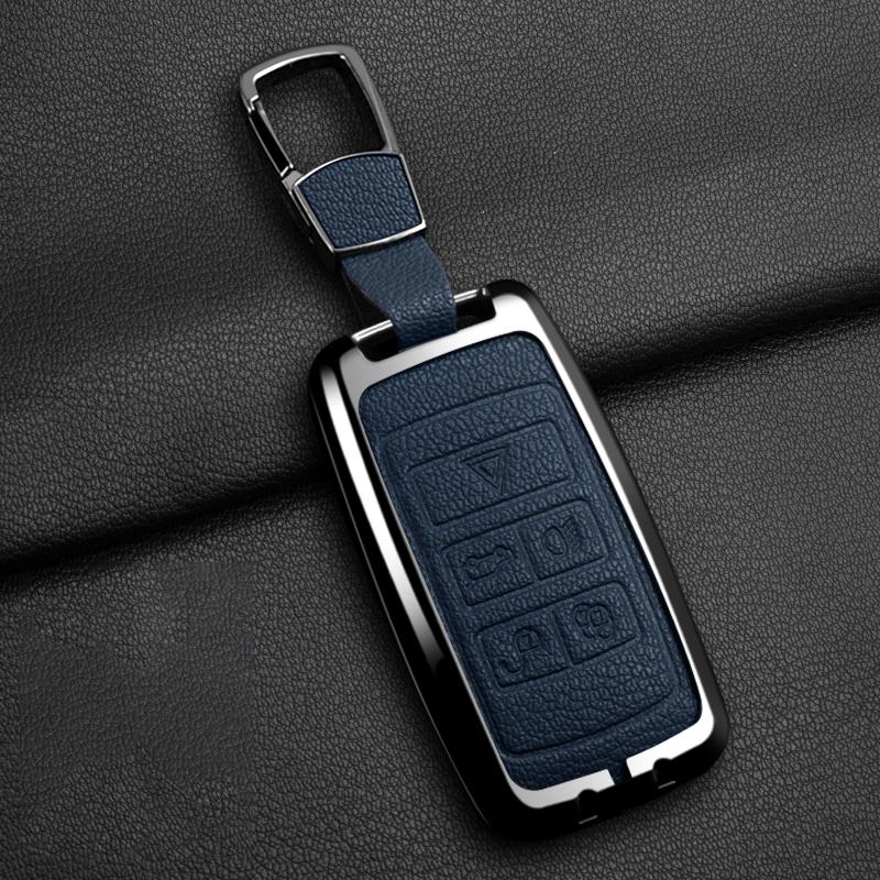 Zinc Alloy Car Key Case Cover Smart Remote Protection Shell For Land Rover Range Rover Evoque Discovery Sport Velar Accessories