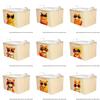 Canvas Cloth Collapsible Storage Basket For Dormitory Clothes And Toy Organization