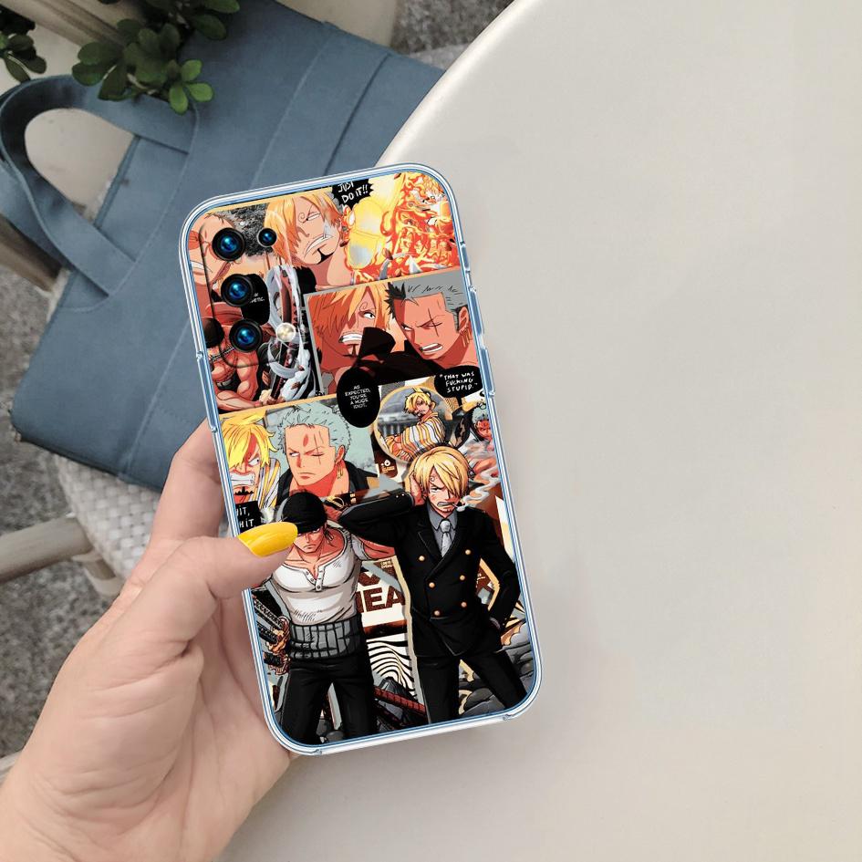 FM4 Anime One Piece Transparent Phone Case for Motorola Moto G40 G04 G05 One Ace Action Fusion + Plus Hyper Macro Vision Zoom
