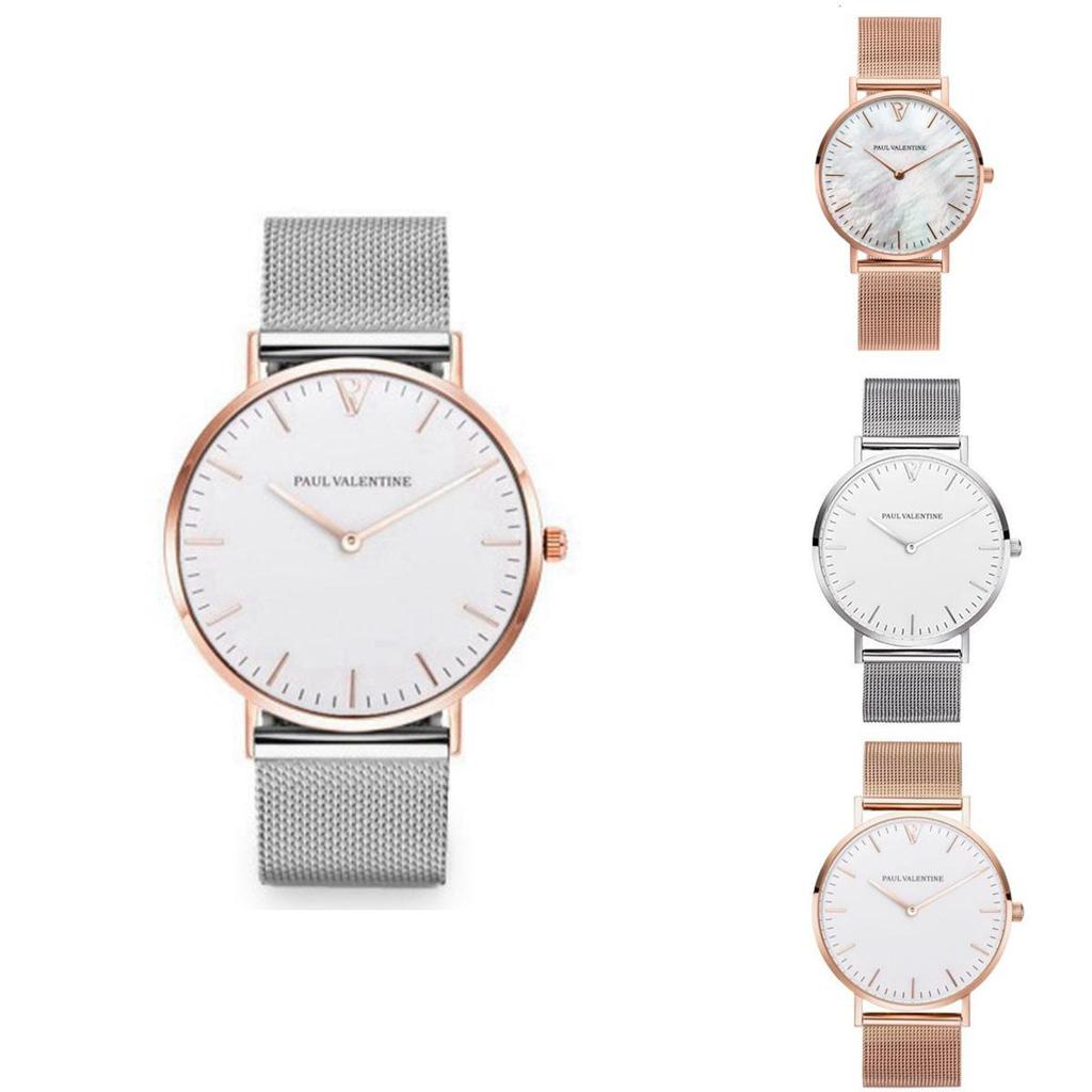 Elegant Women Fashion Gift Stainless Steel Band Analog Quartz Vintage Watch