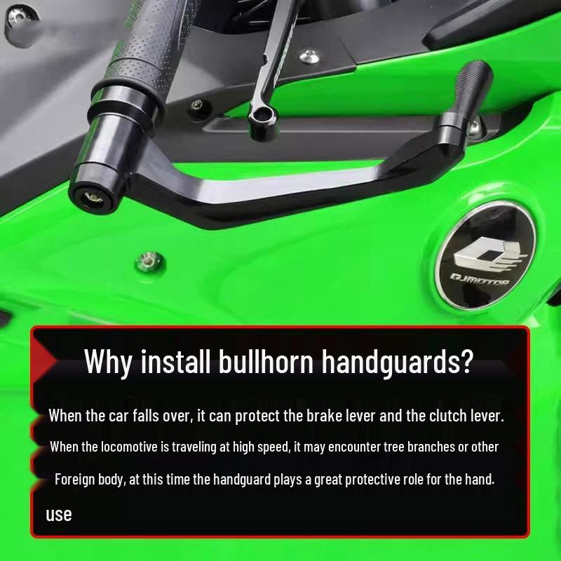 Zontes ZT350M Bullhorn Handguards for Motorcycle Racing Modifications