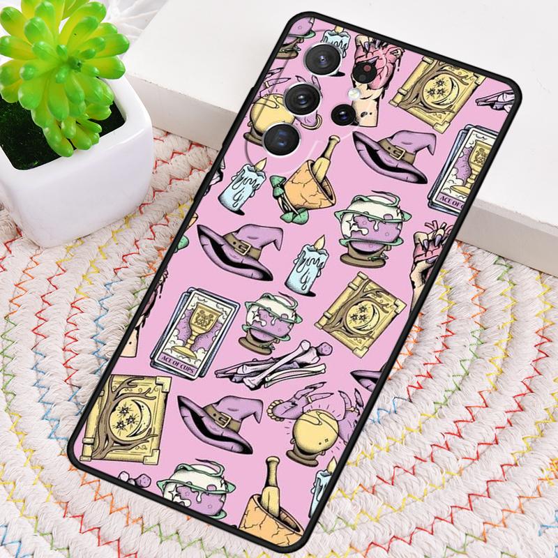 Skull Gothic Creepy Pastel Goth Phone Case For Samsung Galaxy Note 10 Pro S26 S25 S24 S23 S22 Ultra Plus S21 FE S20 Cover