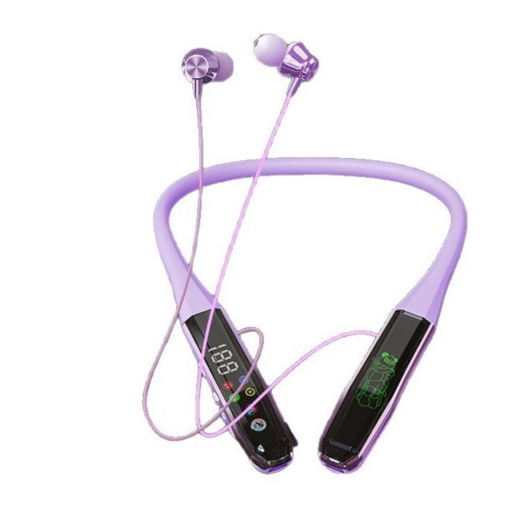 Noise Reduction Wireless Bluetooth Headphones Low Bass Sport Neckband Earphone  Live Broadcast
