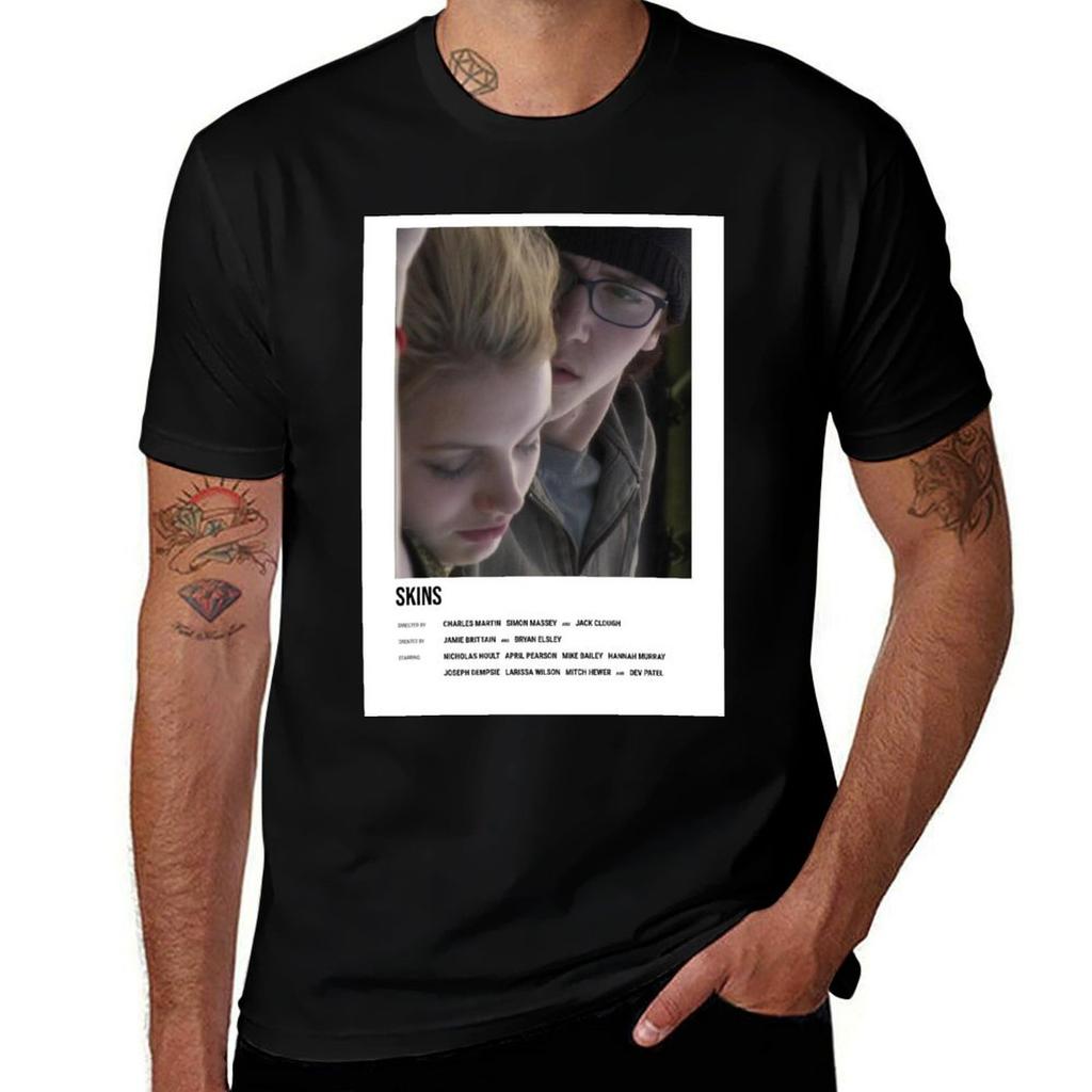 Skins Show Cover (Sid and Cassie) TShirt Athletic Quick Dry TShirt for Unisex