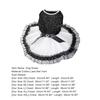 Glitter Lace Bowknot Bubble Skirt Pet Dress Clothes Puppy Costume Photo Shooting Prop