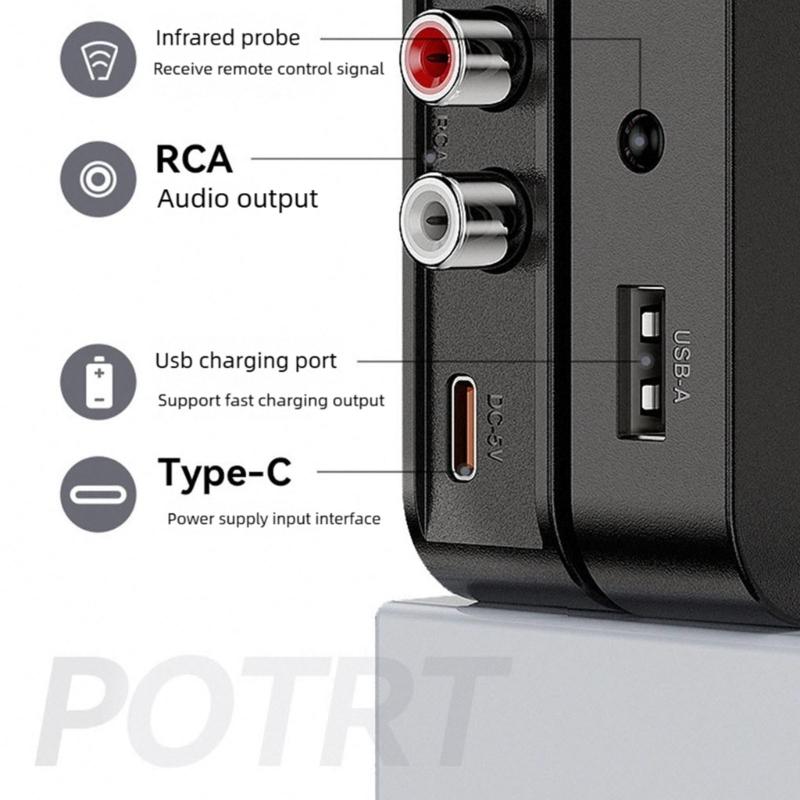 Wireless Bluetooth-compatible 6.0 Auditory Adapter Supports Two Devices Simultaneously And USB Music Playback