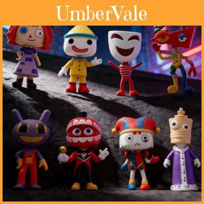 Il Fantastico Circo Digitale Set di Modelli in PVC con Figure Assemblabili per Collezionisti