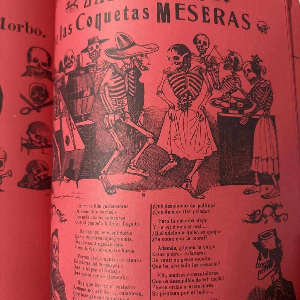 [USED] POSADA MEXICAN ENGRAVER Collection of Works Photo Collection Posada Skull
