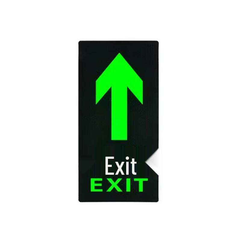 WEZHO Luminous Fire Safety Exit Sign - Straight Ahead