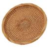 Rattan Fruit Tray Hand Woven Elegant Traditional Natural Rattan Serving Tray for Kitchen Counter