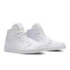 Air Jordan 1 Mid 'White' (Unisex) White / White Vintage Basketball Shoes 554724 126
