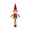 Nieuwe Collectie 2/1 Stuks 65CM Kerstelf Pop Pluche Been Rood Groen Ornamenten Jongens Meisjes Elfen Speelgoedpop Nieuwjaar Navidad Huisdecoraties