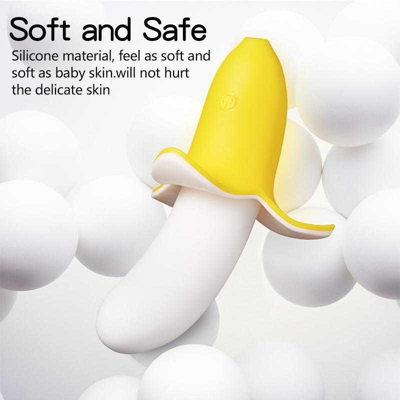 Soft Sex Toys 10 Speeds Banana Dildo Vibrator G Spot Vagina Massage Clitoris Stimulator Masturbator for Women Sex Products