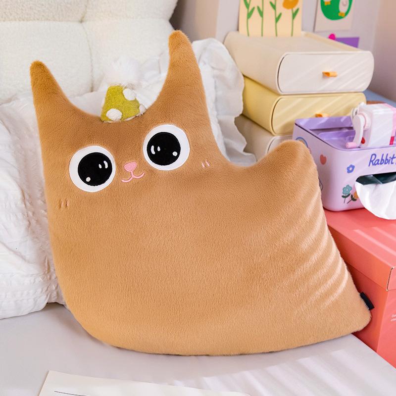 Soft cat throw pillow plush toy doll cat doll home pillow cushion girl doll