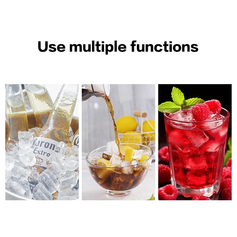 

Ice Cube Trays , Easy Release 15 Flexible Silicone Ice Cube Molds With Removable Lid Reusable Freezer Ice Trays Stackable For Wh синій