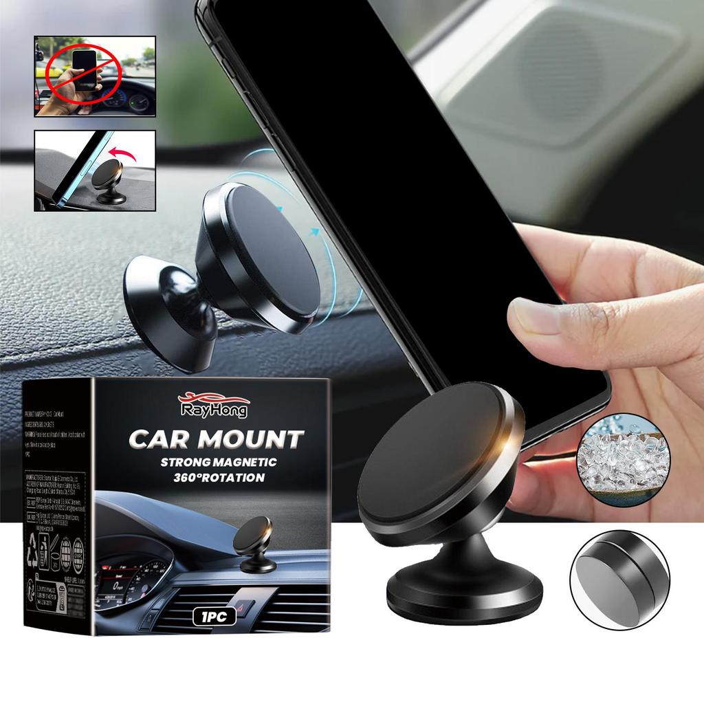 1pcs  Car Mount Car Rotating Dashboard Navigation New Magnetic Folding Cell Phone Holder