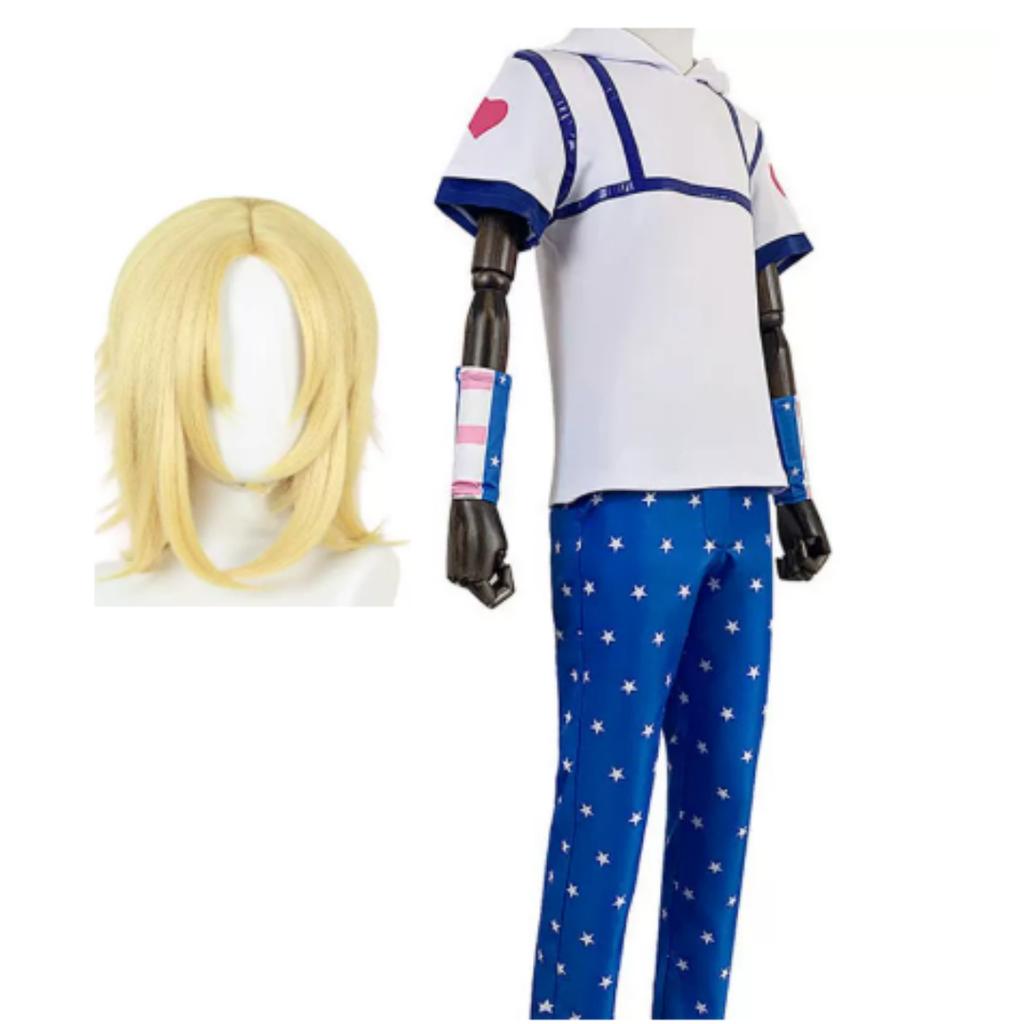JoJo's Bizarre Adventure Steel Ball Run Jonathan Johnny Joestar Cosplay Costume Anime Game Suit Halloween Party Role Play Outfit
