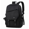 Men's Backpack Large Capacity Travel Leisure Solid Color Computer Backpack Fashion Men and Women Students Schoolbag