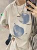Fat mm summer cotton large size short-sleeved t-shirt women's new popular design sense niche American loose half-sleeved top