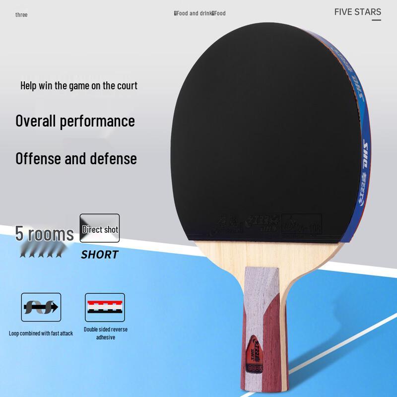 DHS Hurricane 5-Star Table Tennis Racket
