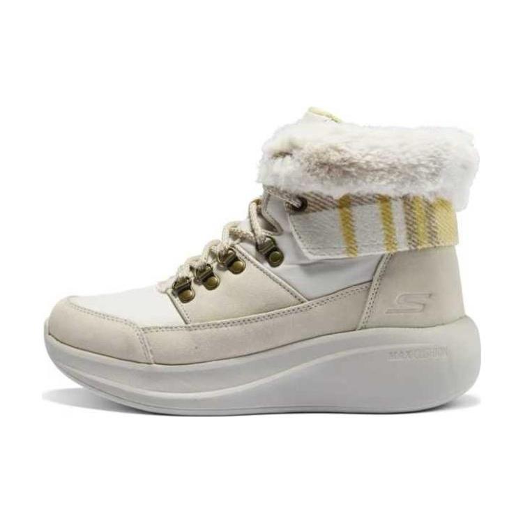 (WMNS) Skechers Winter Comfy Boots Beige White Women s 144672-NAT EU 35