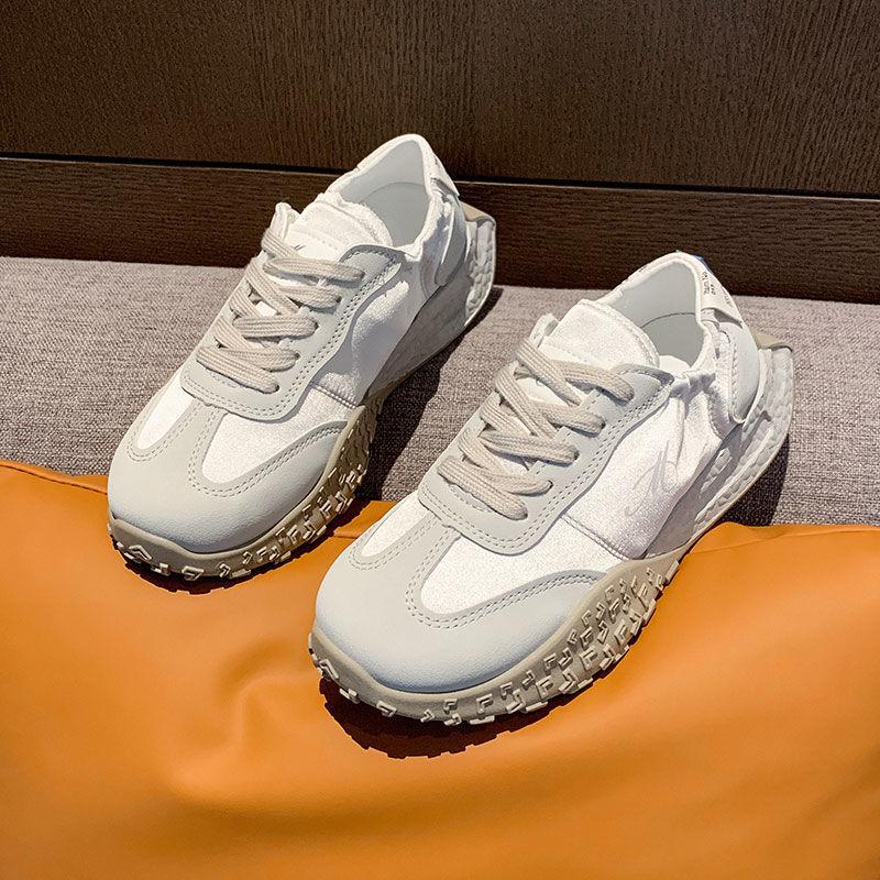 Thin Breathable Canvas Sports and Leisure Little White Board Shoes Summer Advanced Sense Lightweight Soft Sole German Training Forrest Gump Shoes Chil
