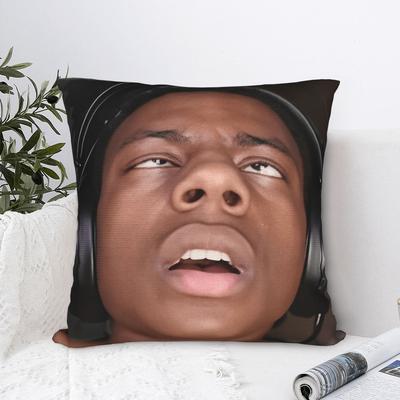 Funny Anchor iShowSpeed Reaction Meme Pillowcases  Retro Trendy Pillow Case For Wedding Party Home Decor Comfy Pillow Cover