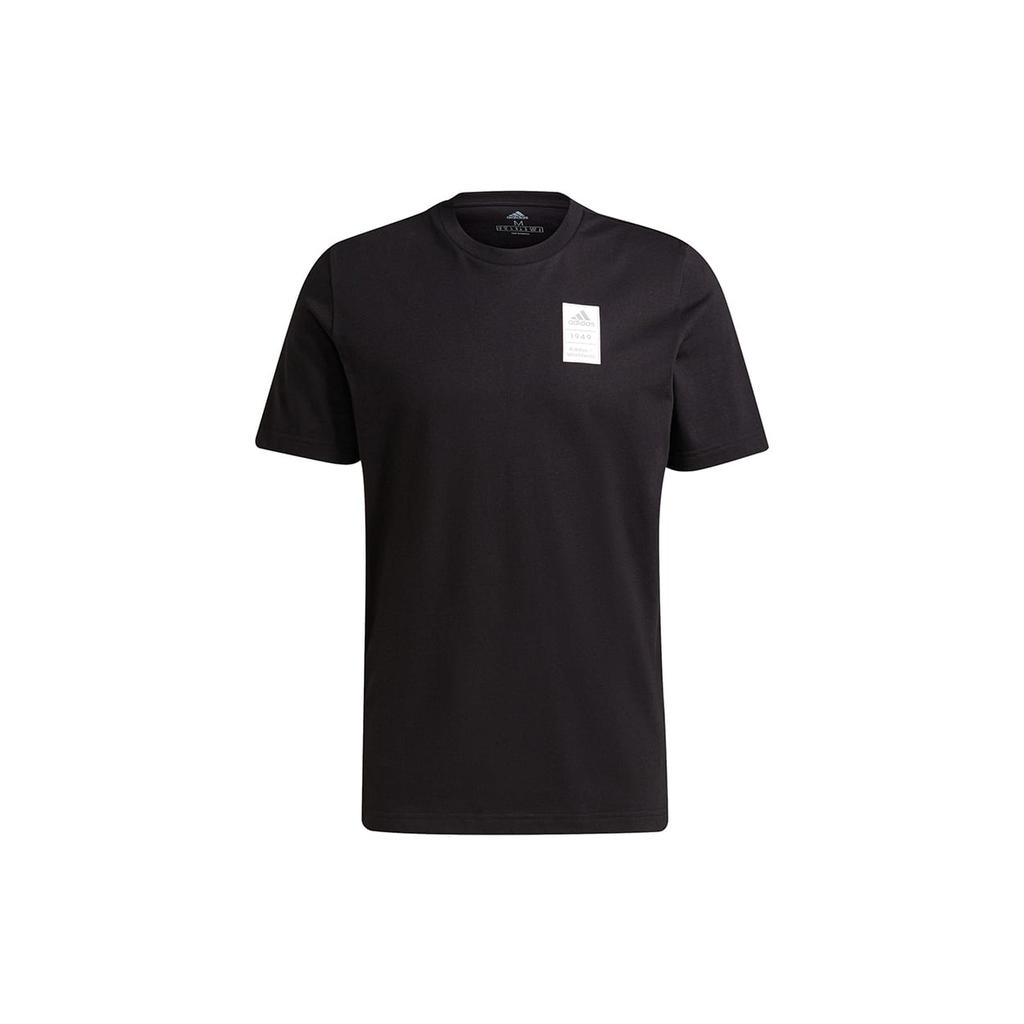 adidas T Shirts Men's Black Crew Neck Moderate Straight Fit GU3642