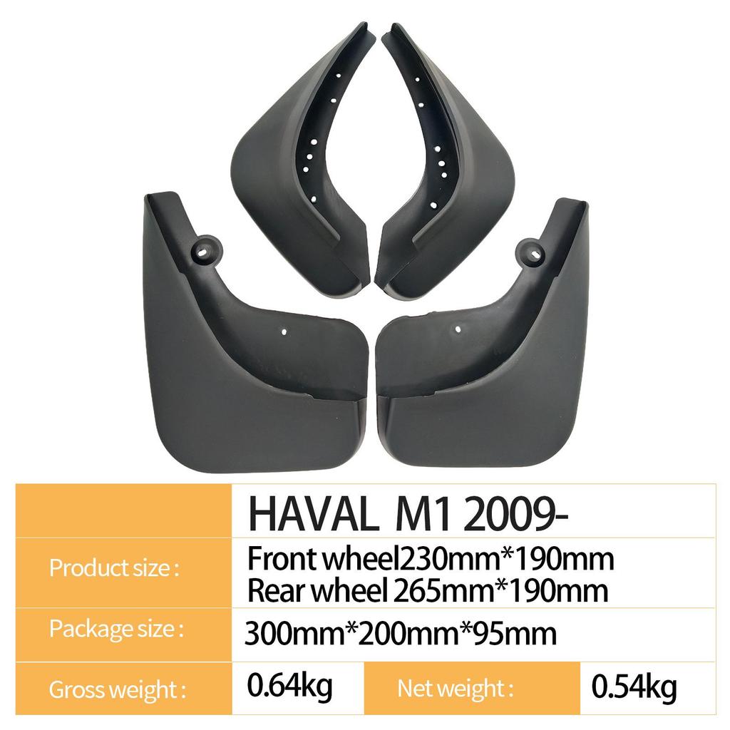 Great Wall Haval M1 2009 Mudguards for Export