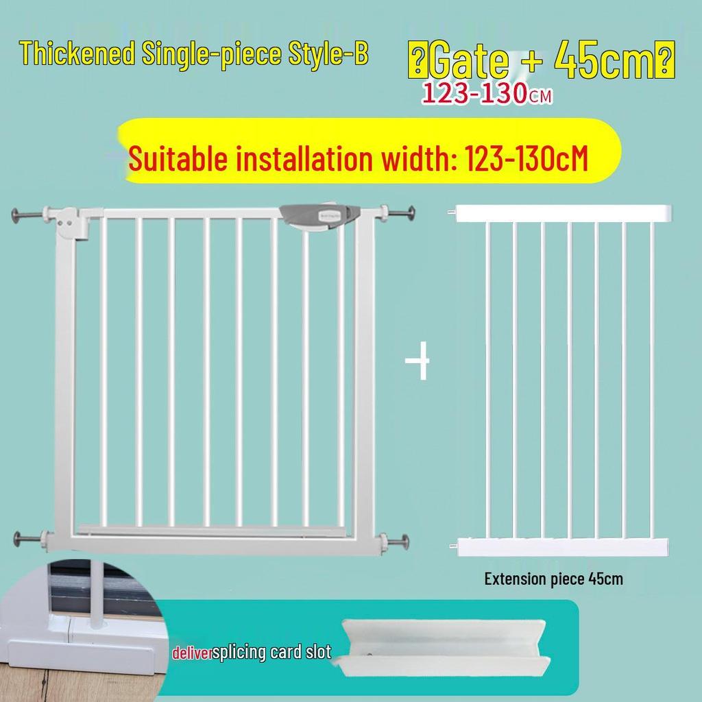 Safety Gate for Babies & Pets: Stairwell & Hallway Barrier Enclosure