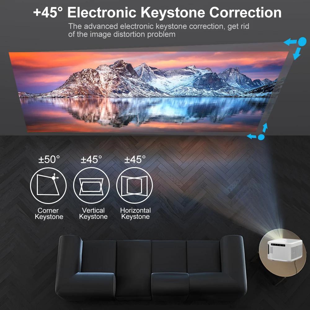 2025 Vivicine K6 Full HD projektor WiFi Android Smart přenosný mini projektor