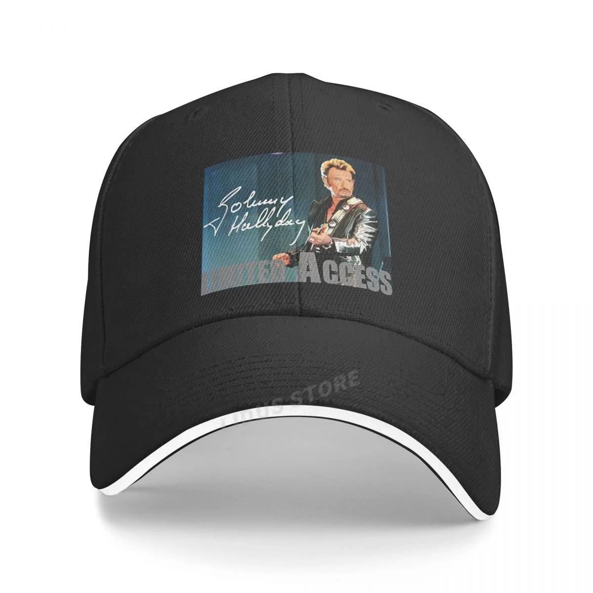 

Бейсболка Johnny Hallyday з обмеженим доступом. Жіноча шапка. Капелюх. Сонце. Однотонна. Adjustable