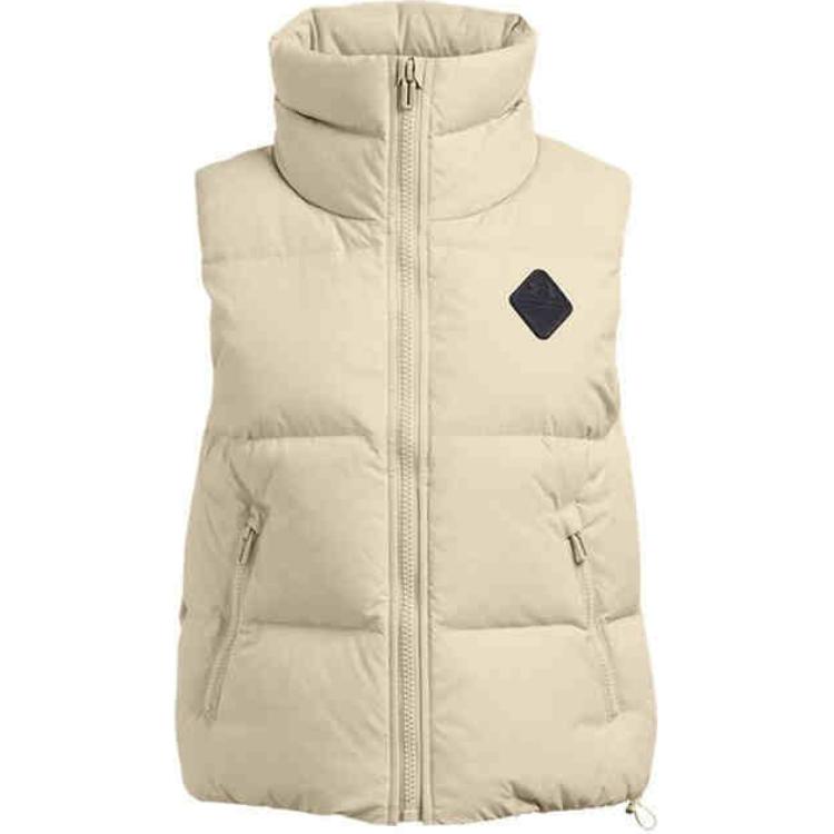 Under Armour ColdGear Infrared Comfort Zip Down Vest Women Beige 1381660-280 S