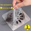 Disposable Floor Drain Hair Filter Sticker for Kitchen, Sink, and Bathroom Sewer