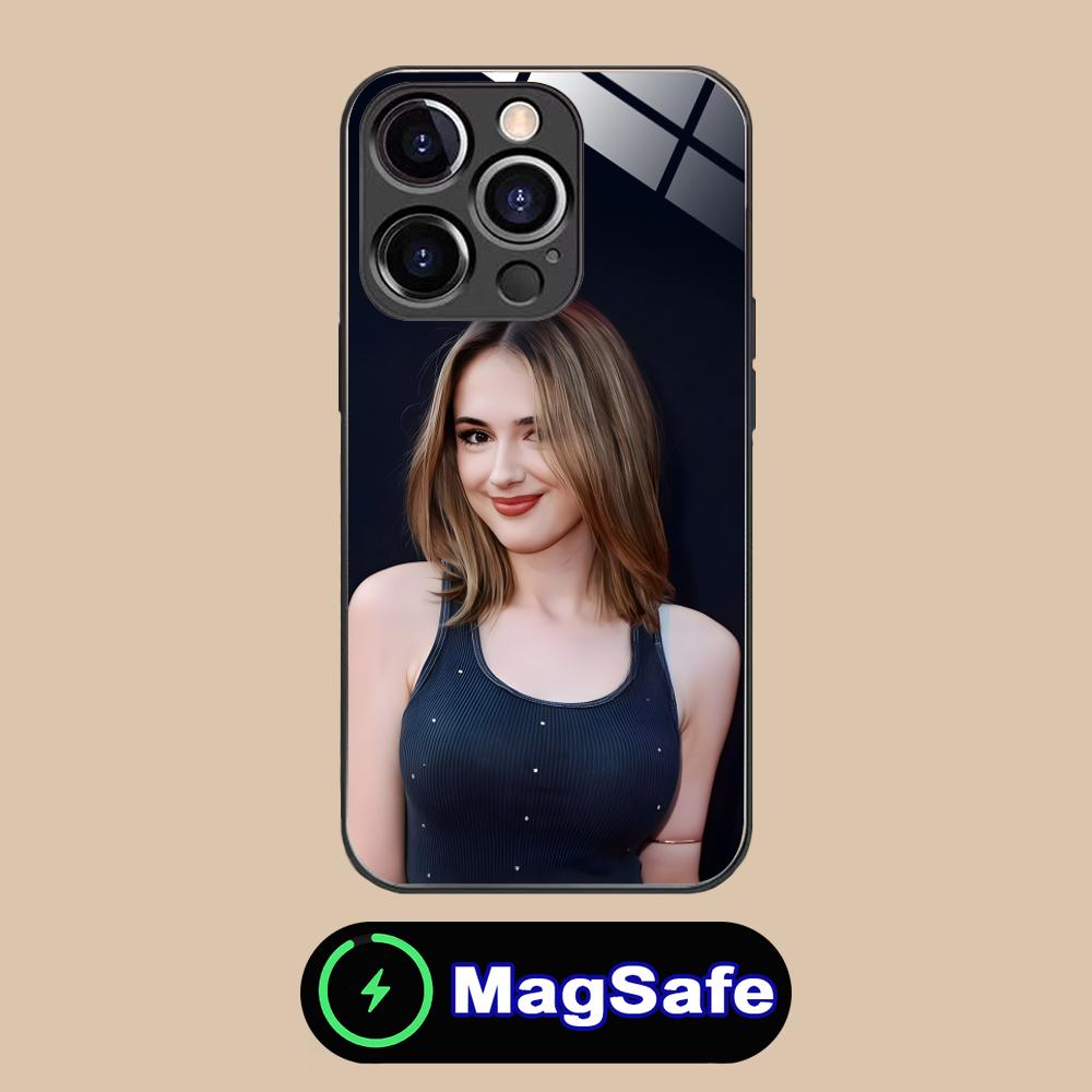 Julia Butters Mobile Cell Phone Case for iPhone 17 16 15 14 13 12 11 Air Pro Max Plus Mini MagSafe Glass Colorful Cover Luxury