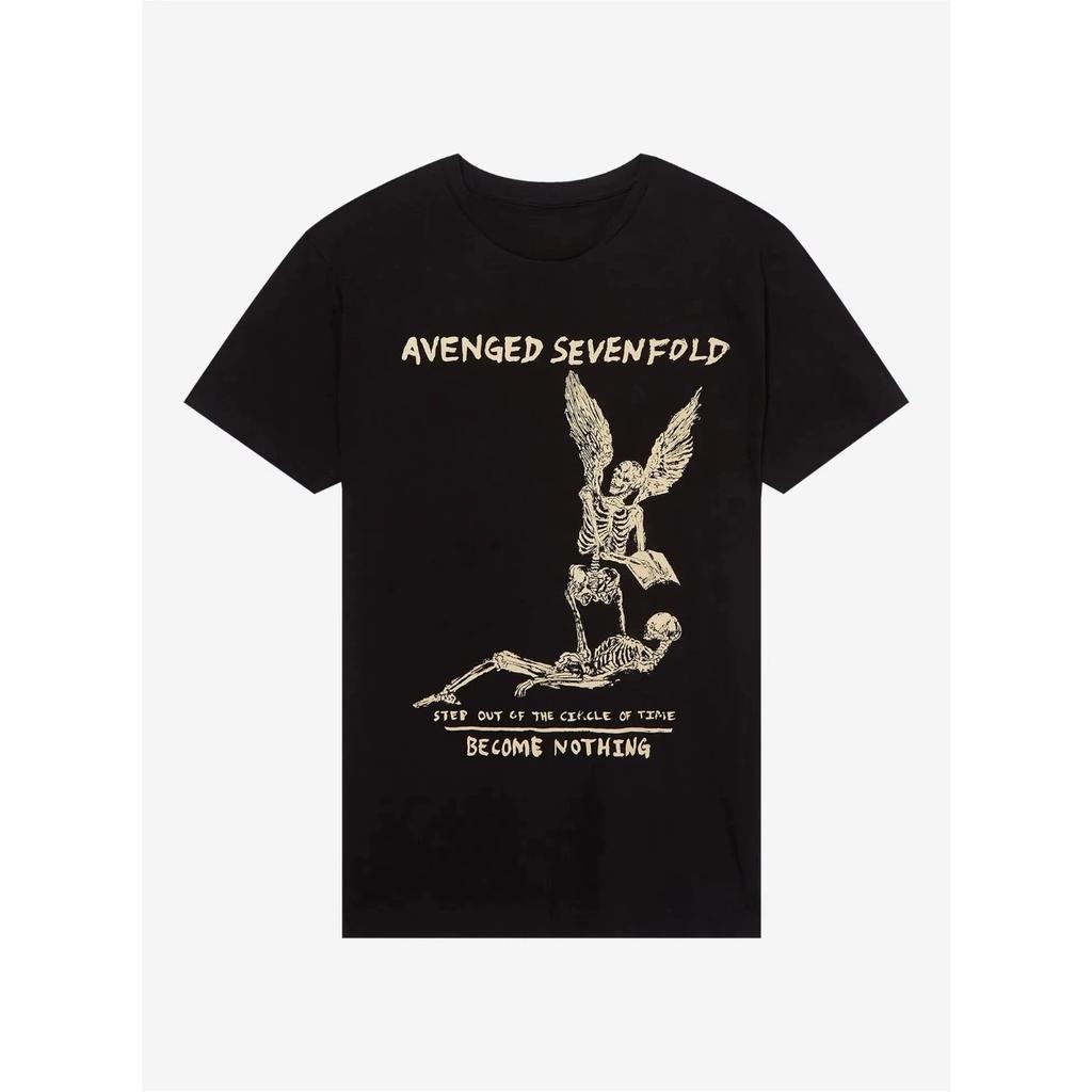 Hot Sale Avenged Sevenfold Poster Graphic Print Cotton T-shirt Unisex Men Women Summer Short Sleeve Fashion Top Casual Vintage Fashion Brand Retro Tee