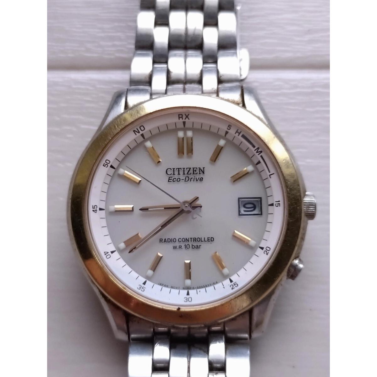 [Working item] CITIZEN Eco-drive Citizen eco-drive radio clock solar men s watch
