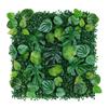 Planting Wall Artificial Plants Simulation Lawn Artificial Turf 50*50cm Accessories Decor Green Plastic Square