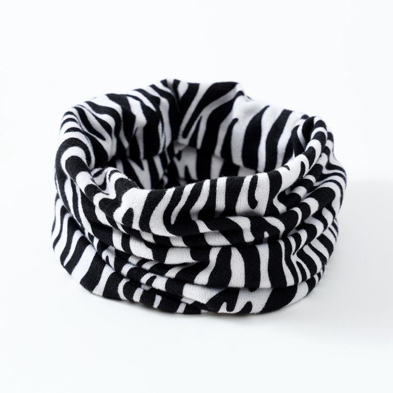 Korean Style Double-Layer Neck Warmer: Unisex Autumn/Winter Scarf & Elastic Headband