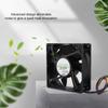 Computer Cooling Fan ASHATA SHLF1212BHE-02 DC12V 1.6A 12CM Temperature Control PWM Cooling Fan Cooler with High Heat Dissipation 12V Cooling Fan