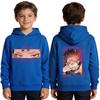 Jujutsu Kaisen Ryomen Sukuna Anime Grafik Hoodie Pullover für Jungen Gedrucktes Langarm Jungen-Sweatshirt Lässiges Streetwear Oberteil