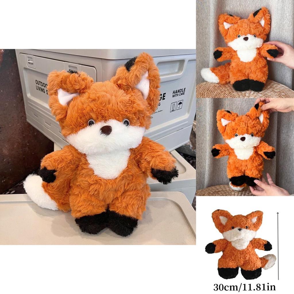 Wenhin Anime Fox Plush Toy Cute And Soft Fox Doll For Girls Perfect For Cuddling And Sleeping 30cm