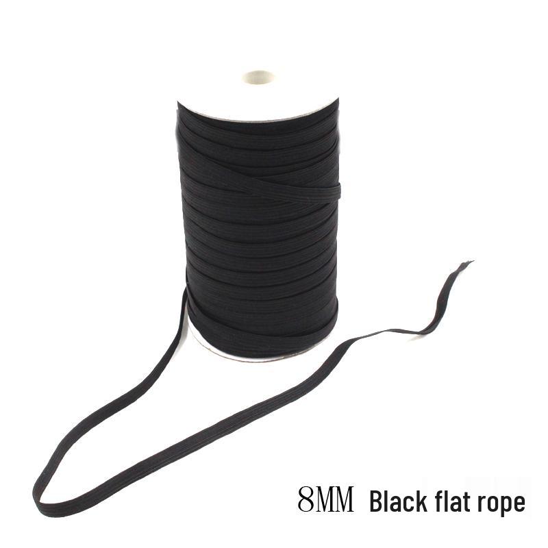 Flat Elastic Scrunchie Band 6-8-10MM DIY Hair Tie Material