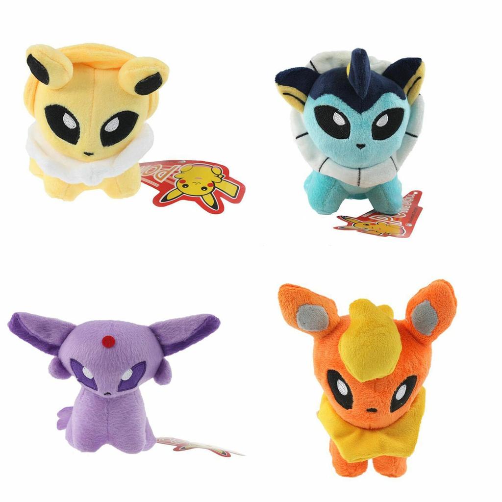 Adorável Mini Boneca de Pelúcia Pokemon de 5'' Coleção Apresentando o Fofo Eevee e Amigos