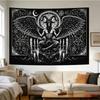 Astrology Tapestry Wall Hanging Occult Zodiac Celestial Mystic Decor Witchy Boho Bohemian Tarot Wall Art Gothic Deity Poster