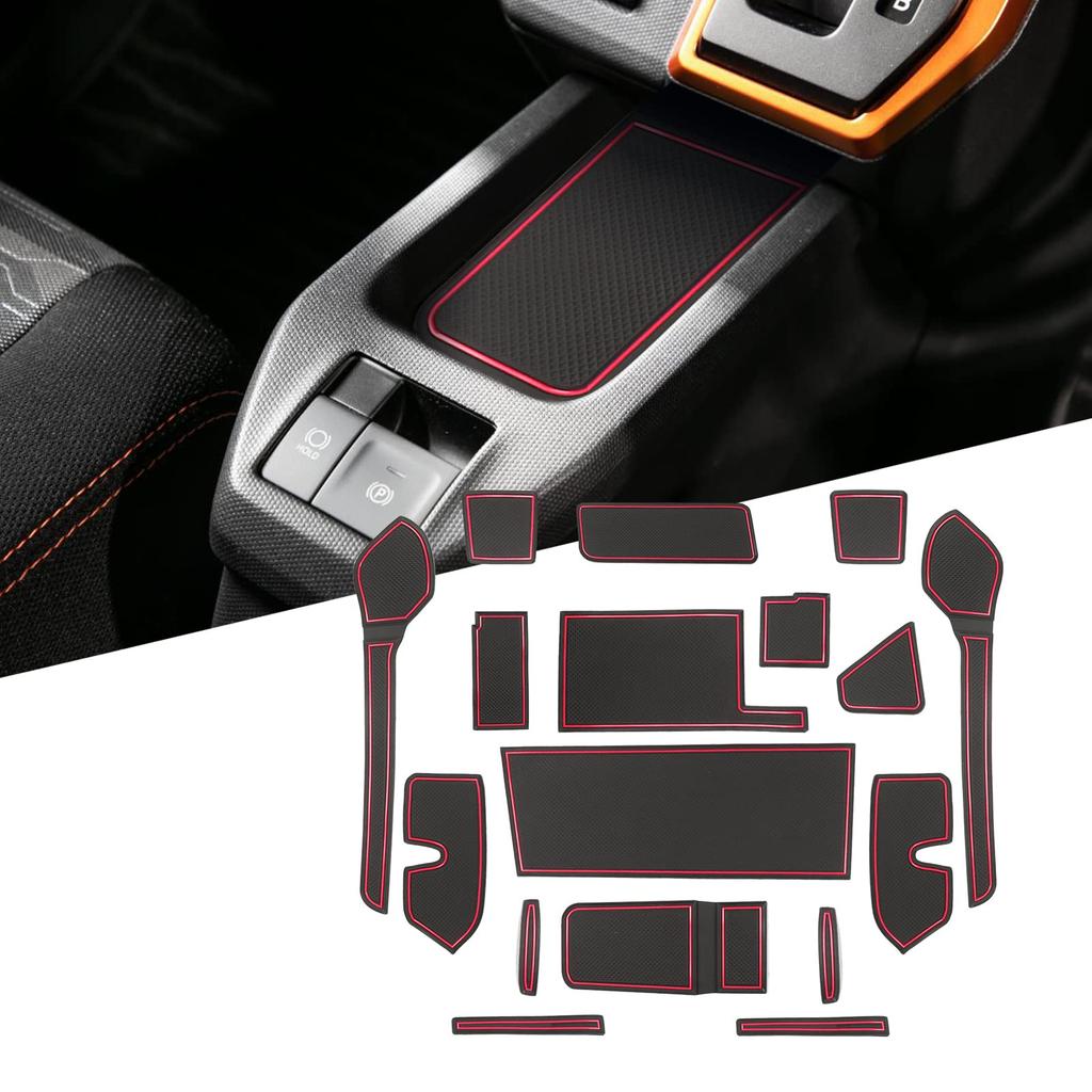 LFOTPP Interior Rubber Mats for Daihatsu Taft Console and Door Pocket Interior Design LA900/910S, Mats, Non-Slip Mats, Dress-Up Parts, Accessories,