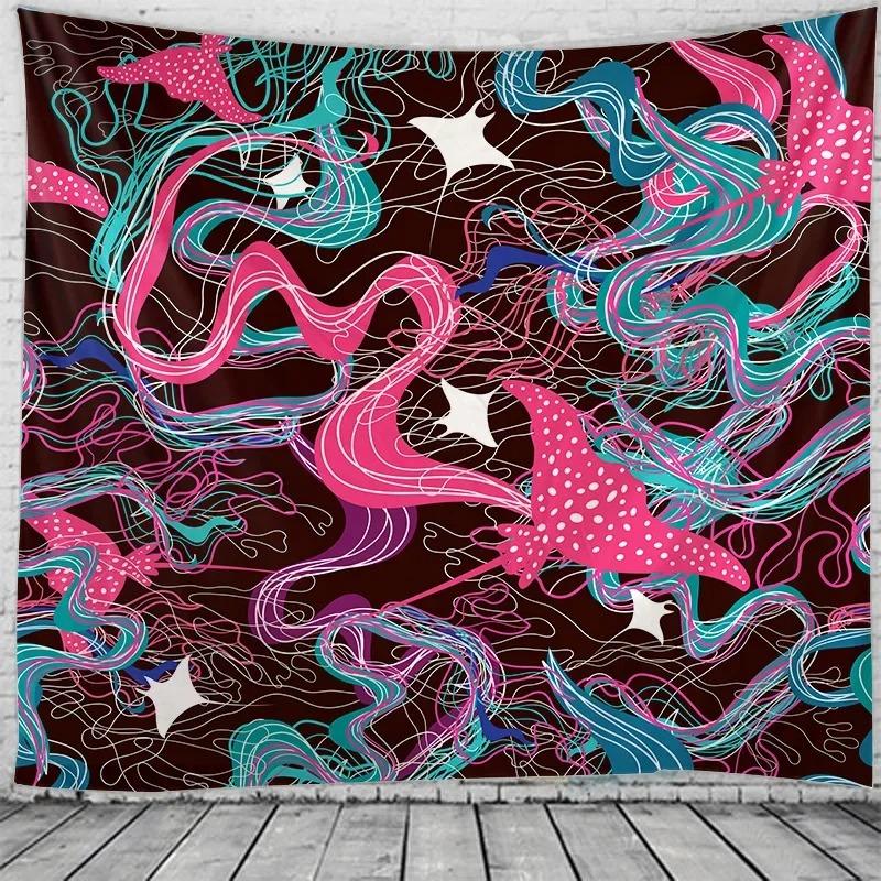 Геометрический народный стиль Декоративный гобелен Домашняя стена Гостиная Офис — фото 4